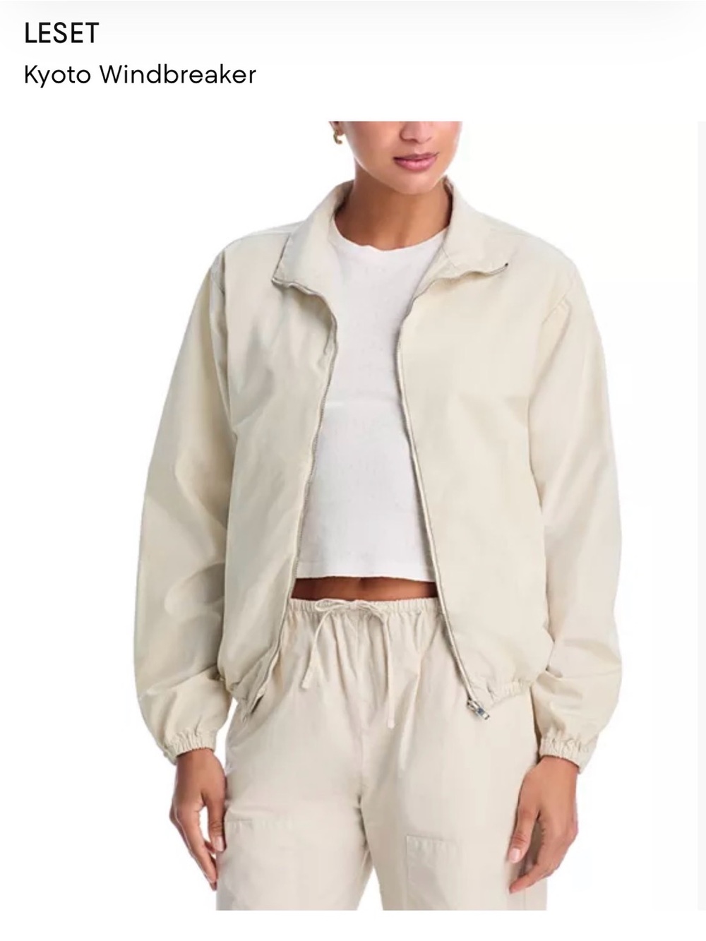 ISO Leset Kyoto Windbreaker - Chalk